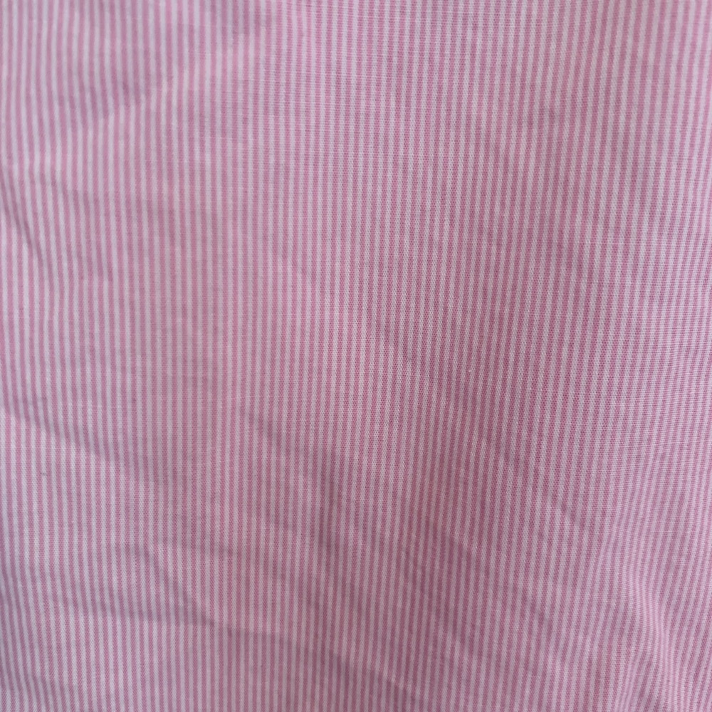 Banana Republic pink/white pinstripe long sleeve blouse. Size M. - Picture 5 of 10